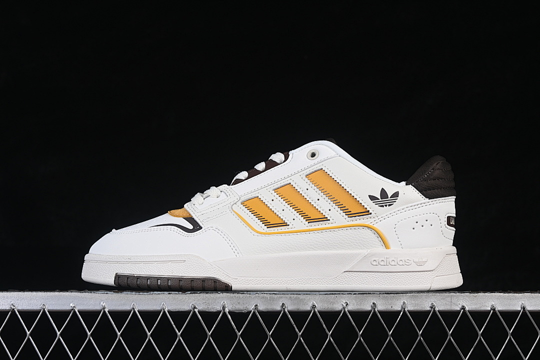 Unbranded [JP5886]-[ORIGINALS DROP STEP LOW SPORTS BOARD SHOES WHITE/YELLOW]-[WOMAN:36-39]-[MAN:40-45], photo 1