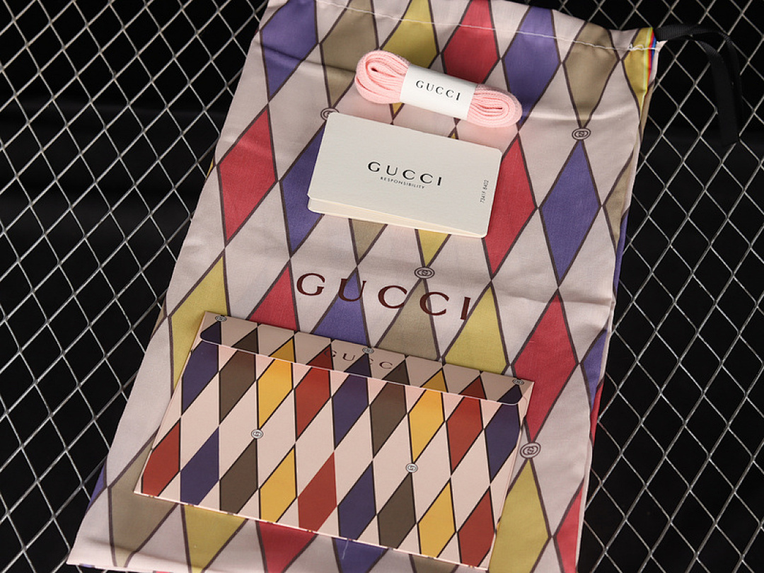 Gucci [9Y9209666]-[GU*CCI SCREENER SNEAKERS LIGHT GREY/GREEN/RED]-[WOMAN:35-40] - Image 2