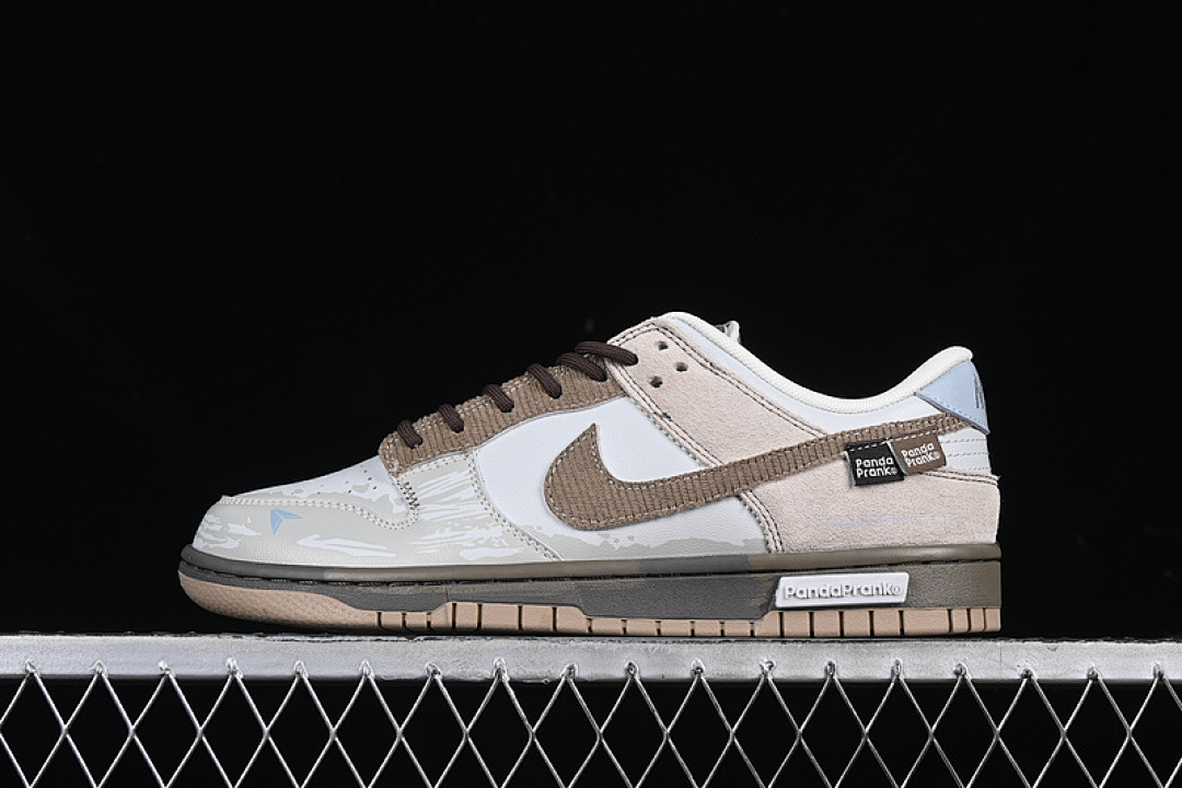 Unbranded [HQ1175-240]-[SB DUNK LOW WHITE/GREY/BROWN]-[WOMAN:35.5-39]-[MAN:40-46], photo 1