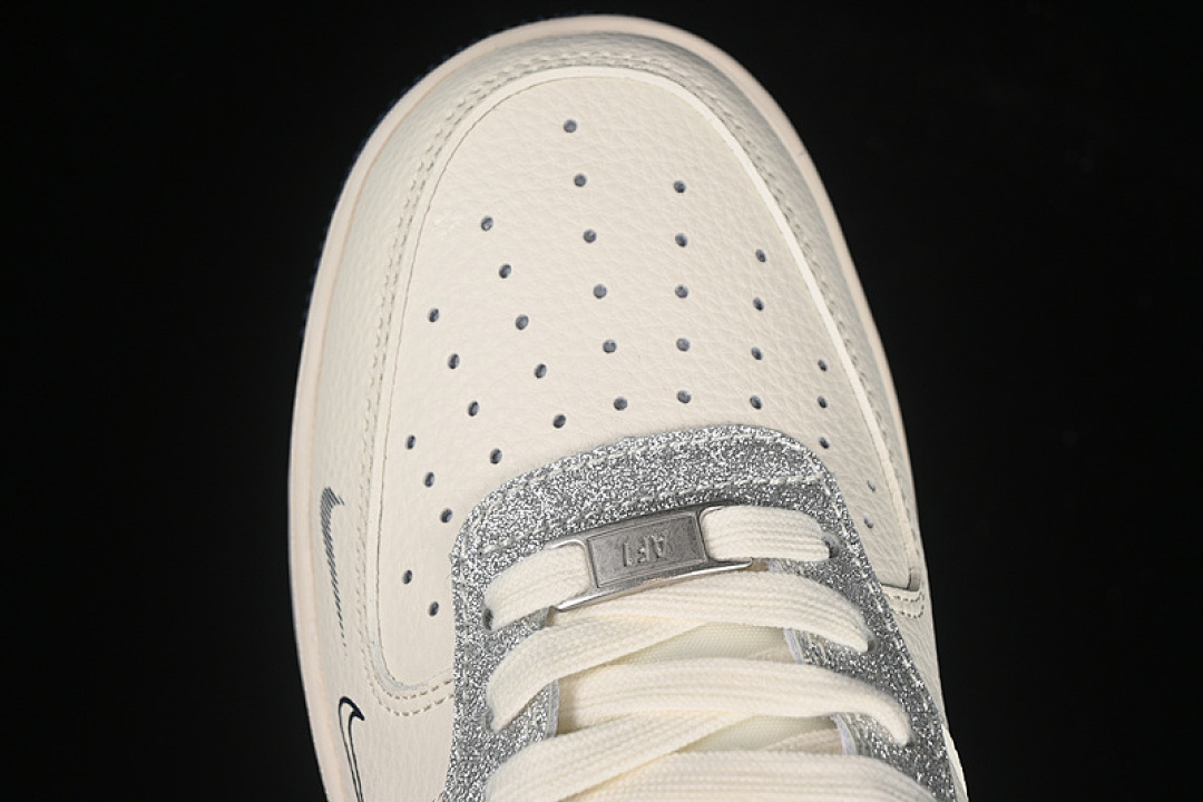 Nike [XS1958-546]-[AIR FORCE 1 07 LOW WHITE/GREY/BLUE]-[WOMAN:36-39]-[MAN:40-45] - Image 10