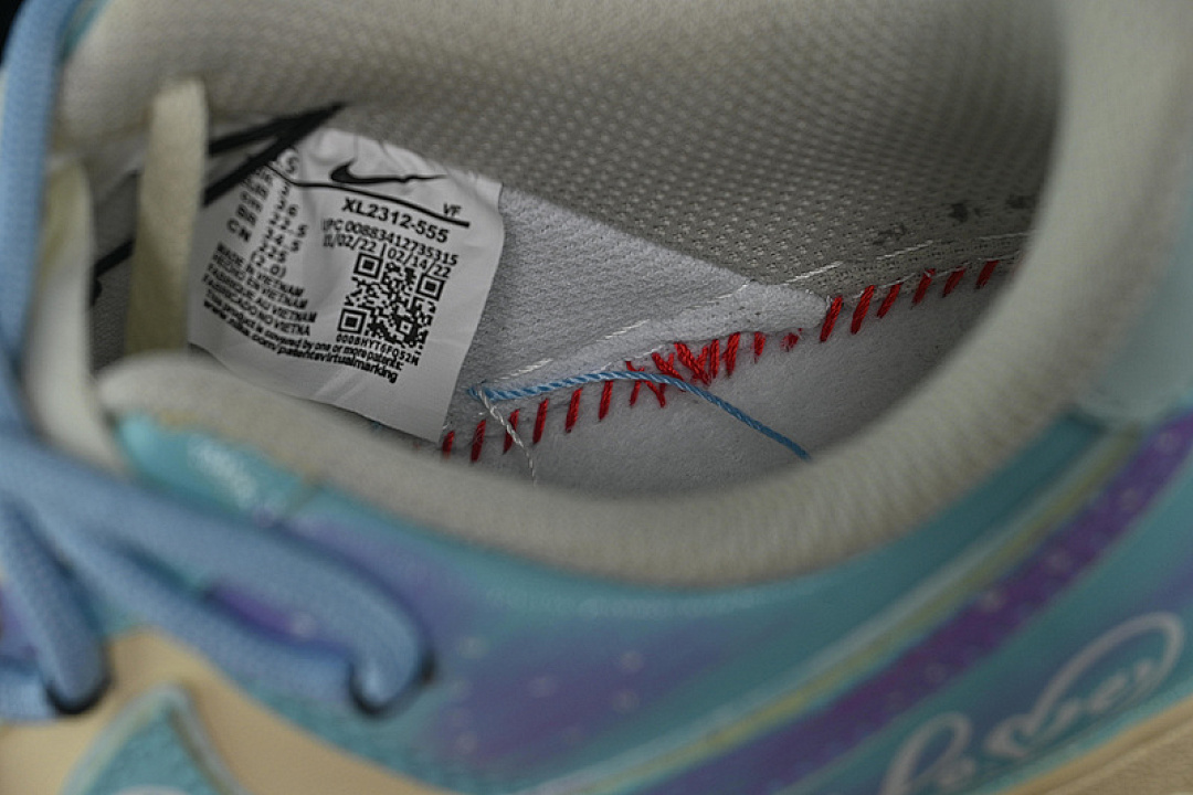 Nike [XL2332-555]-[AIR FORCE 1 07 LOW SWEET DREAM OF SEA SALT BLUE/BEIGE]-[WOMAN:36-39]-[MAN:40-45] - Image 6
