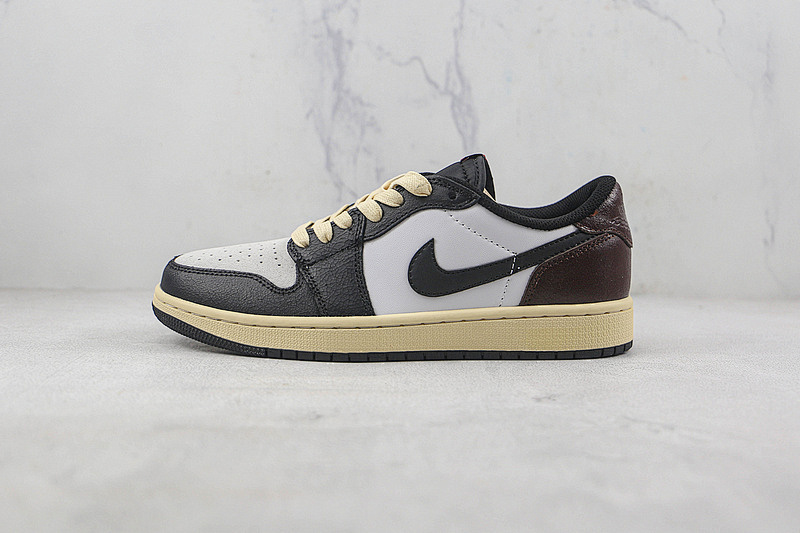 Jordan AIR Jordan 1 LOW BLACK/COFFEE/WHITE · CZ0790-061, photo 1