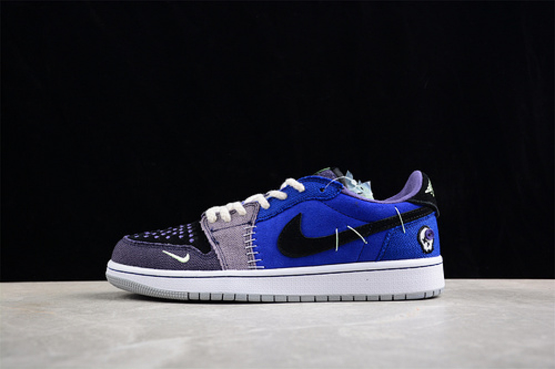 Jordan AIR Jordan 1 LOW VOODOO WHITE/GREY/BLACK/BLUE/BROWN · Z7292-420, photo 1