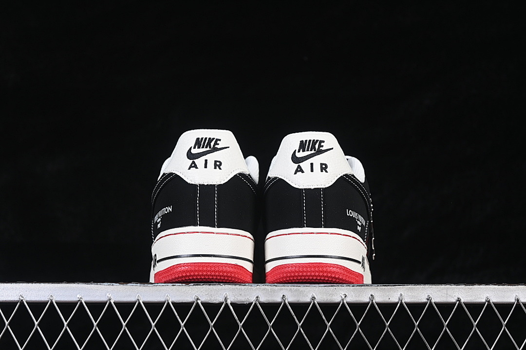 Nike [FN4932-002]-[AIR FORCE 1 07 LOW CASUAL SNEAKERS BLACK/RED/WHITE]-[WOMAN:36-39]-[MAN:40-45] - Image 13
