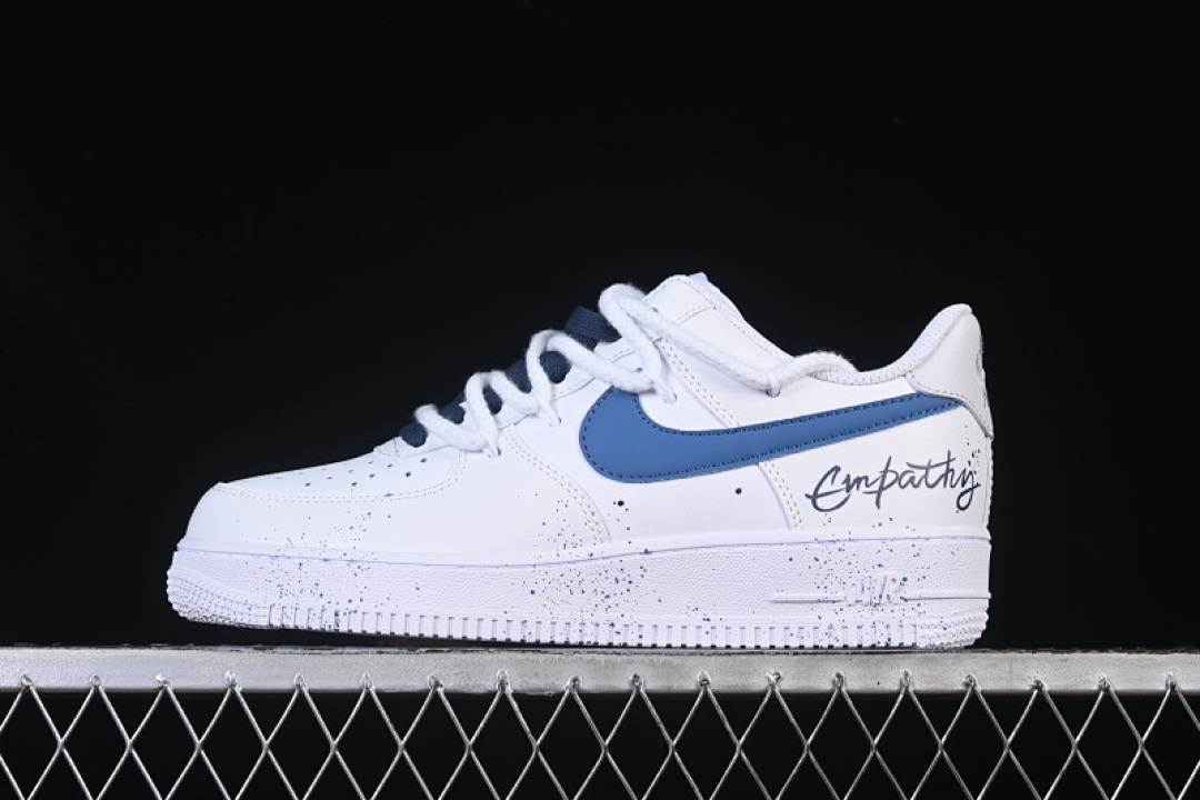 Nike [ZH0316-106]-[AIR FORCE 1 07 LOW WHITE/BLUE]-[WOMAN:36-39]-[MAN:40-45] - Image 2