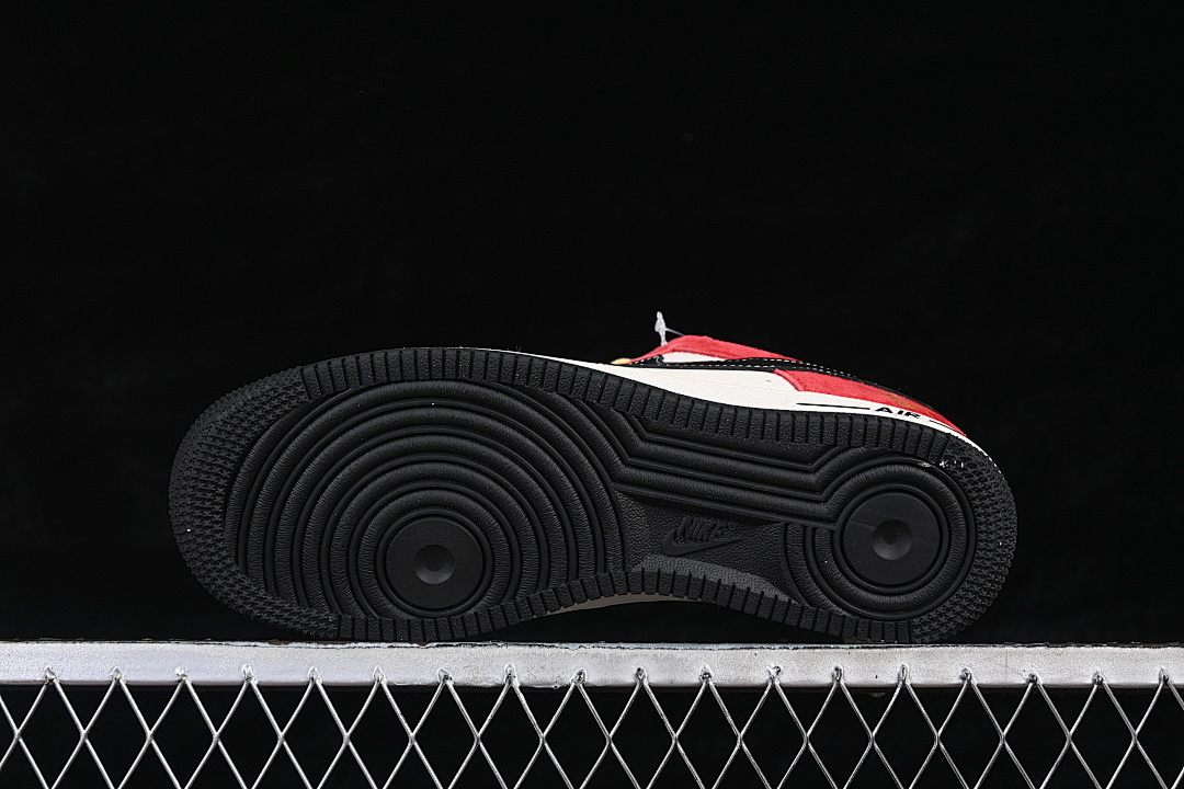 Nike [XD0028-004]-[AIR FORCE 1 07 LOW CASUAL SNEAKERS WHITE/RED/BLACK]-[WOMAN:36-39]-[MAN:40-45] - Image 15