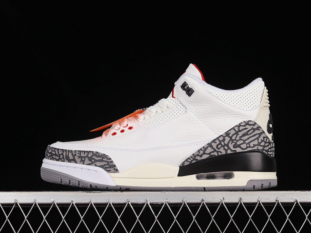 Jordan [DN3707-100]-[AIR JORDAN 3 RETRO SUMMIT WHITE/FIRE RED/BLACK/CEMENT GREY]-[UNISEX:36-47.5], photo 1