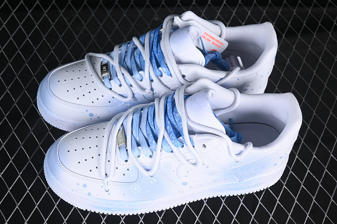 Nike [ZH0316-057]-[AIR FORCE 1 07 LOW BLUE/WHITE]-[WOMAN:36-39]-[MAN:40-45] - Image 11