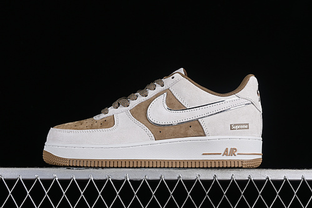 Nike [ME2392-101]-[SUPREME AIR FORCE 1 07 LOW KHAKI/GREY]-[WOMAN:36-39]-[MAN:40-45], photo 1