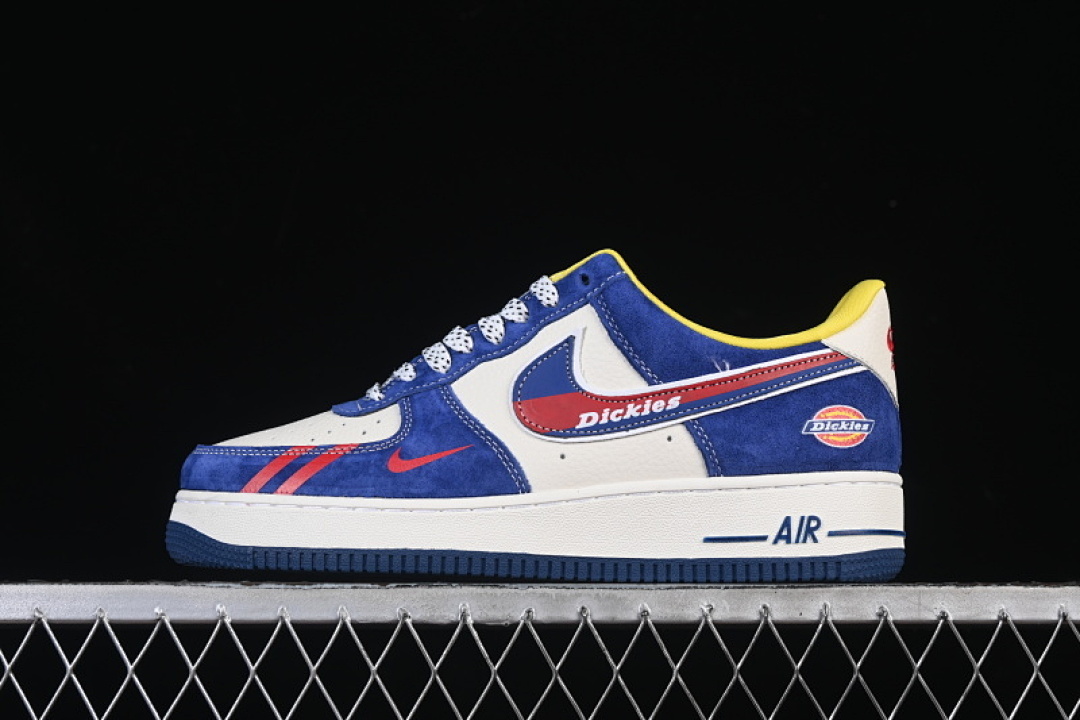 Nike [SY1388-006]-[AIR FORCE 1 07 LOW NAVY BLUE/WHITE/RED/YELLOW]-[WOMAN:36-39]-[MAN:40-45] - Image 2