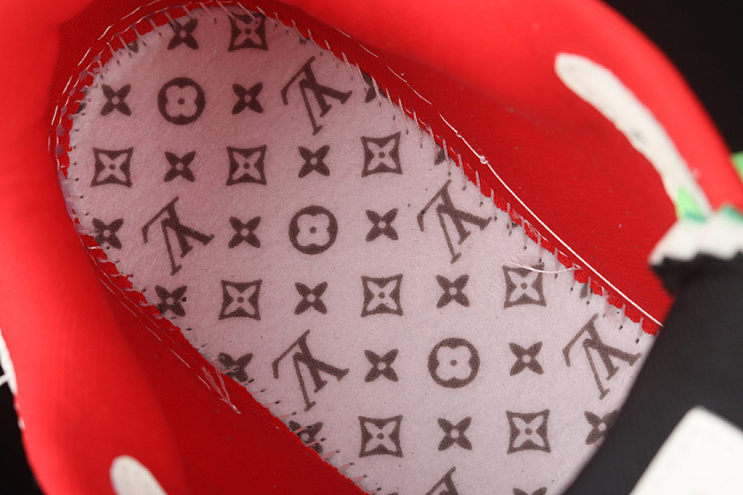 Louis Vuitton [L*V 2021S TRAINER WHITE/RED/GREEN]-[MAN:38-45] - Image 4