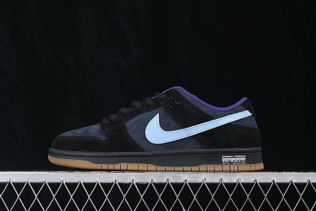 Unbranded [HQ1625-500]-[DUNK LOW CASUAL SNEAKERS BLACK/SKY BLUE]-[WOMAN:36-39]-[MAN:40-46], photo 1