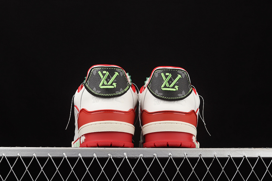 Louis Vuitton [L*V 2021S TRAINER WHITE/RED/GREEN]-[MAN:38-45] - Image 13