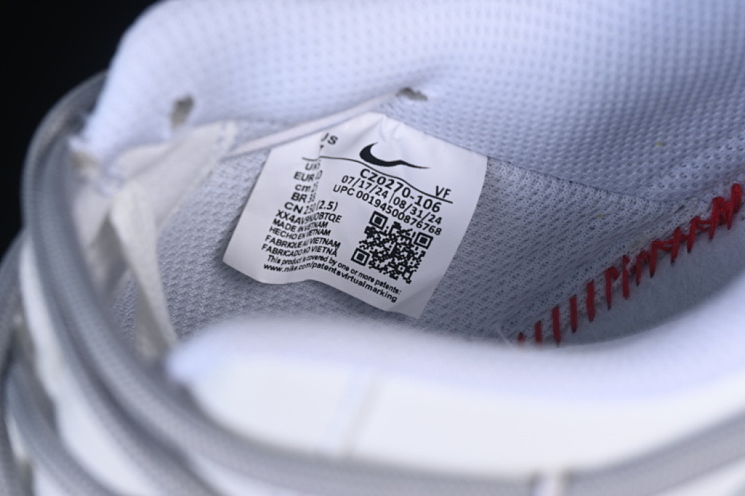 Nike [CZ0170-106]-[AIR FORCE 1 07 LOW CASUAL SNEAKERS LIGHT GRAY/WHITE]-[WOMAN:36-39]-[MAN:40-45] - Image 5
