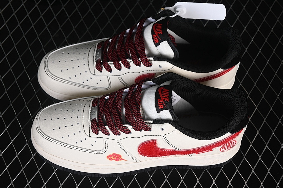 Nike [QW5288-126]-[AIR FORCE 1 07 LOW WHITE/RED]-[WOMAN:36-39]-[MAN:40-45] - Image 11
