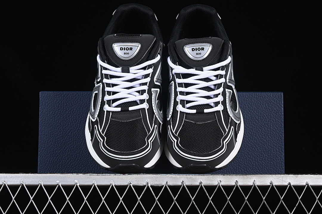 Dior [CASUAL SNEAKERS BLACK/WHITE]-[WOMAN:35-39]-[MAN:40-46] - Image 13
