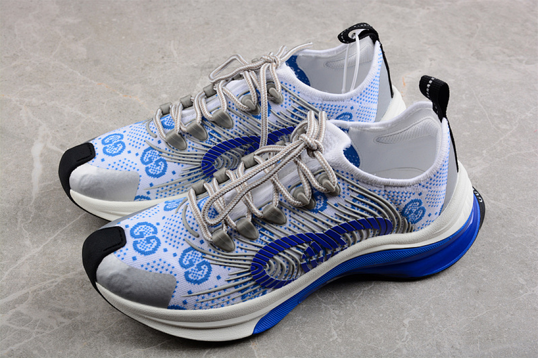 Gucci [USN108485]-[GU*CCI TRCH MUL WA GG SOGGI BLUE/LIGHT GREY/WHITE]-[WOMAN:36-39]-[MAN:40-46] - Image 10