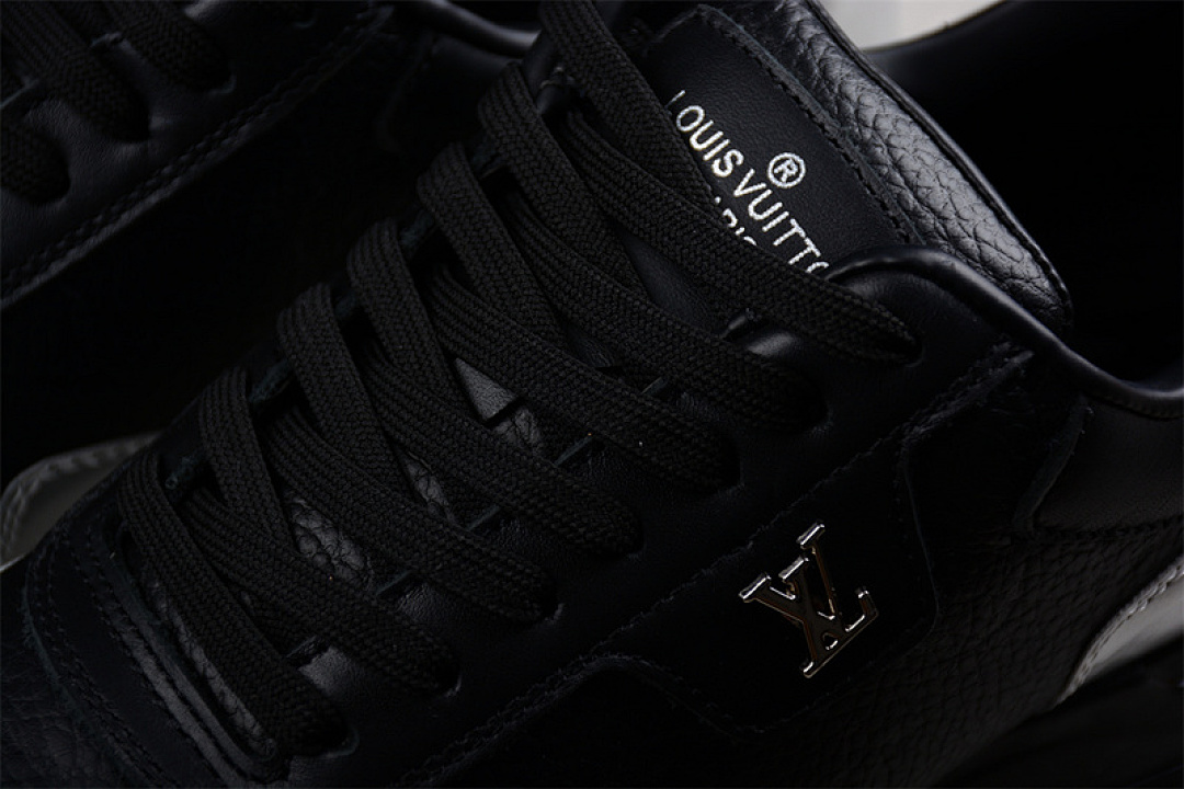 Louis Vuitton [0317174H56]-[L*V RUN AWAY SNEAKERS BLACK/WHITE]-[WOMAN:36-39]-[MAN:40-45] - Image 12