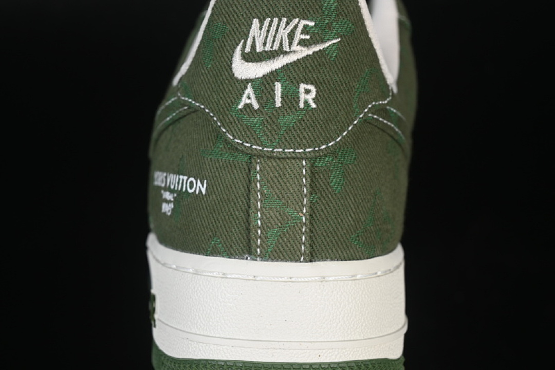 Nike [YF9511-822]-[AIR FORCE 1 07 LOW CASUAL SHOES DARK GREEN/WHITE]-[WOMAN:36-39]-[MAN:40-45] - Image 6