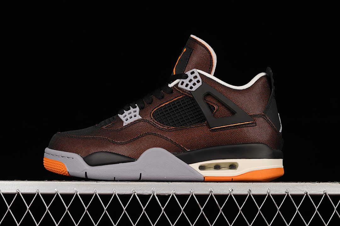 Jordan AIR Jordan 4 RETRO SAIL/BLACK/STARFISH/LIGHT SMOKE GREY · CW7183-100, photo 1