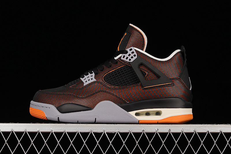 Jordan AIR Jordan 4 RETRO SAIL/BLACK/STARFISH/LIGHT SMOKE GREY · CW7183-100, photo 1