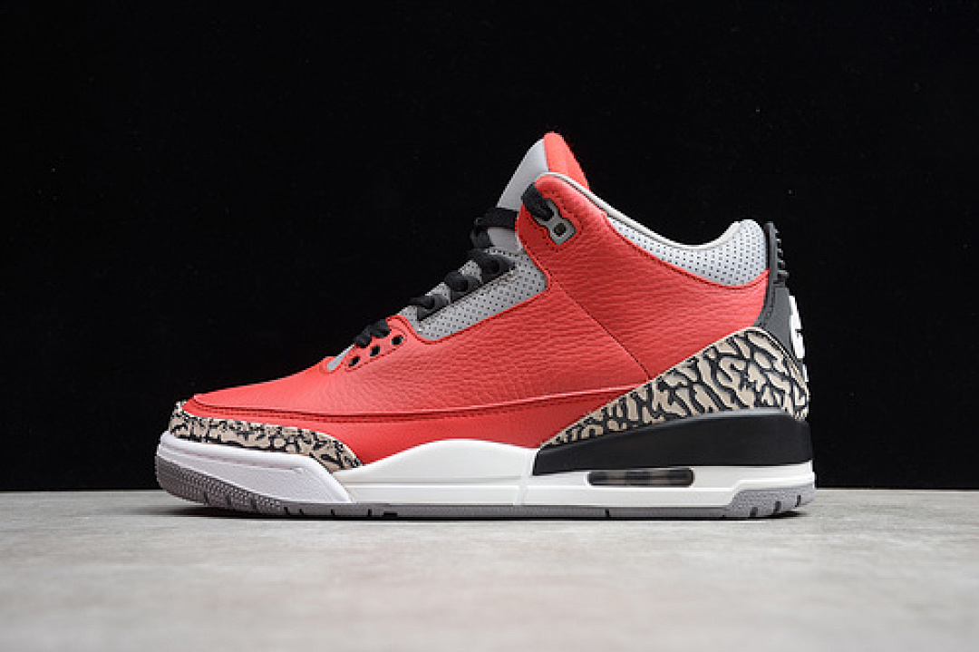 Jordan AIR Jordan 3 RETRO SE UNITE FIRE RED/FIRE RED-CEMENT GREY-BLACK · CK5692-600, photo 1