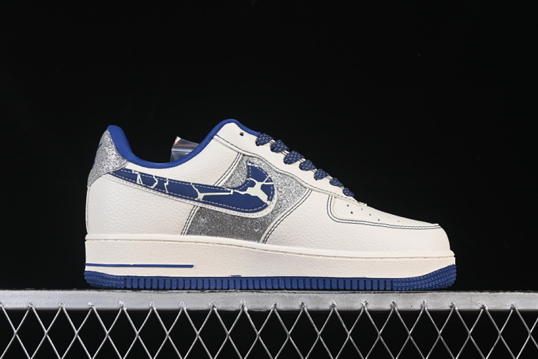 Nike [DD1982-306]-[AIR FORCE 1 07 LOW CASUAL SNEAKERS NAVY BLUE/WHITE]-[WOMAN:36-39]-[MAN:40-45] - Image 15