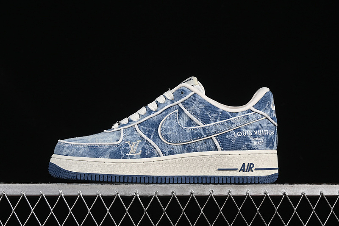 Nike [SC9207-532]-[AIR FORCE 1 07 LOW LV WHITE/BLUE]-[WOMAN:36-39]-[MAN:40-45] - Image 2
