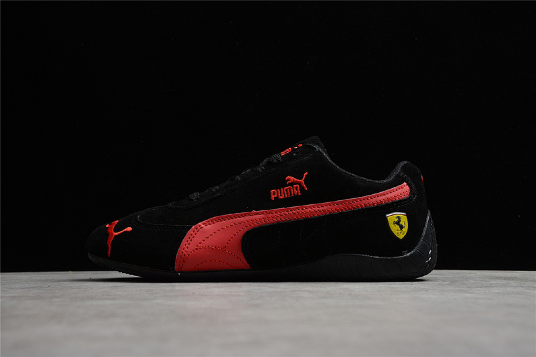 Puma Puma FUTURE CAT LEATHER SF BLACK/BLACK/RED · 300833-04, photo 1