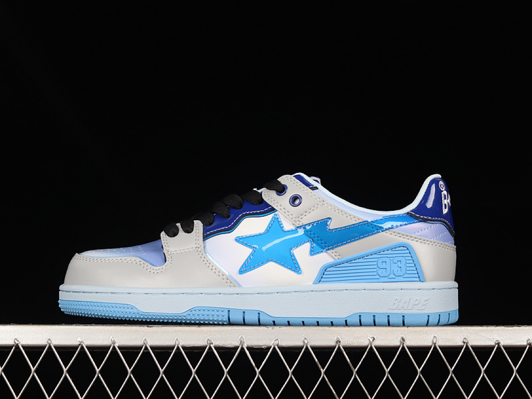 Bape [1130191003]-[HUMAN MADE BAPE STA SK8 TO NIGO BLUE/BLACK/GREY]-[WOMAN:36-39]-[MAN:40-45], photo 1