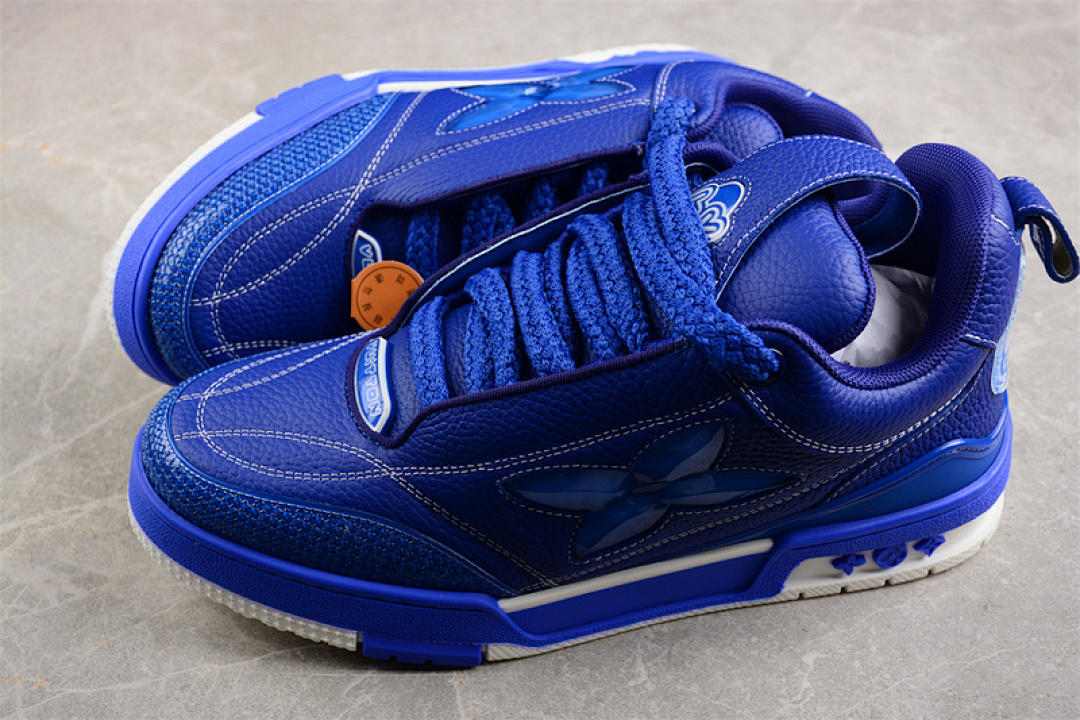 Louis Vuitton [L*V TRAINER WHITE/BLUE]-[WOMAN:35-39]-[MAN:40-46] - Image 10