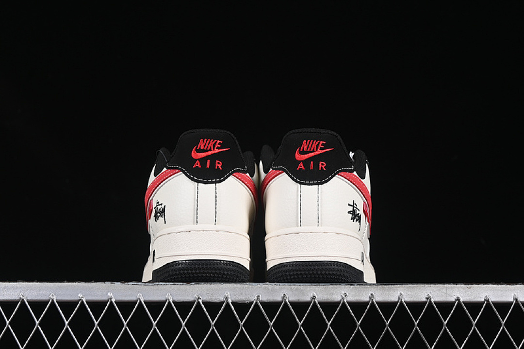 Nike [XS1958-518]-[AIR FORCE 1 07 LOW WHITE/BLACK/RED]-[WOMAN:36-39]-[MAN:40-45] - Image 14