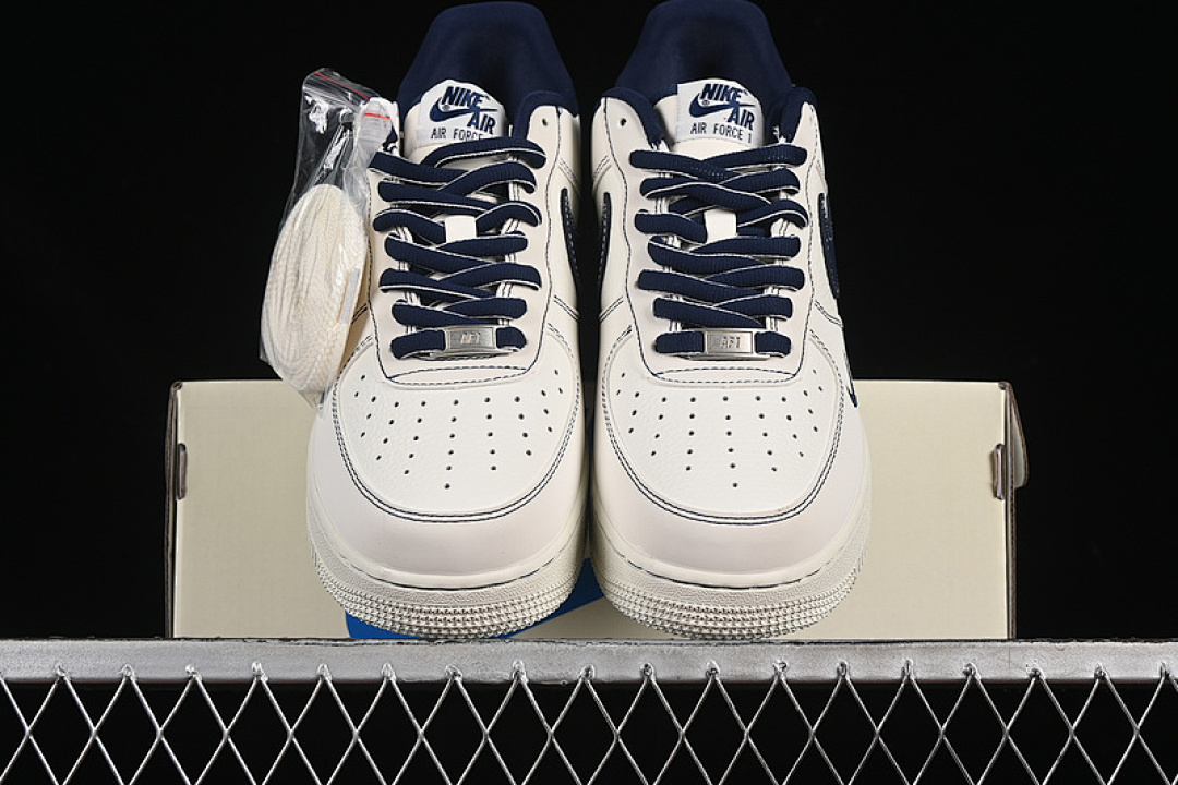 Nike [SC9207-535]-[AIR FORCE 1 07 LOW WHITE/BLUE]-[WOMAN:36-39]-[MAN:40-45] - Image 13