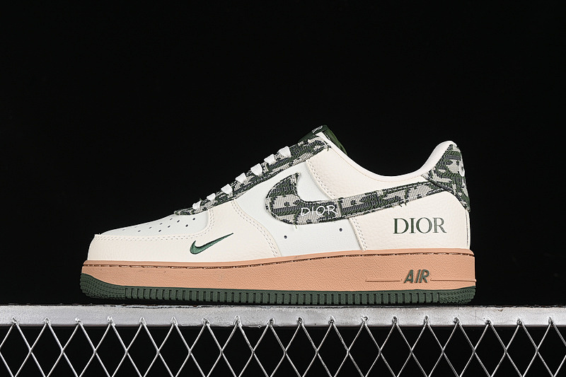 Nike Nike AIR FORCE 1 07 LOWWHITE/GREEN/BEIGE · KK1988-010, photo 1