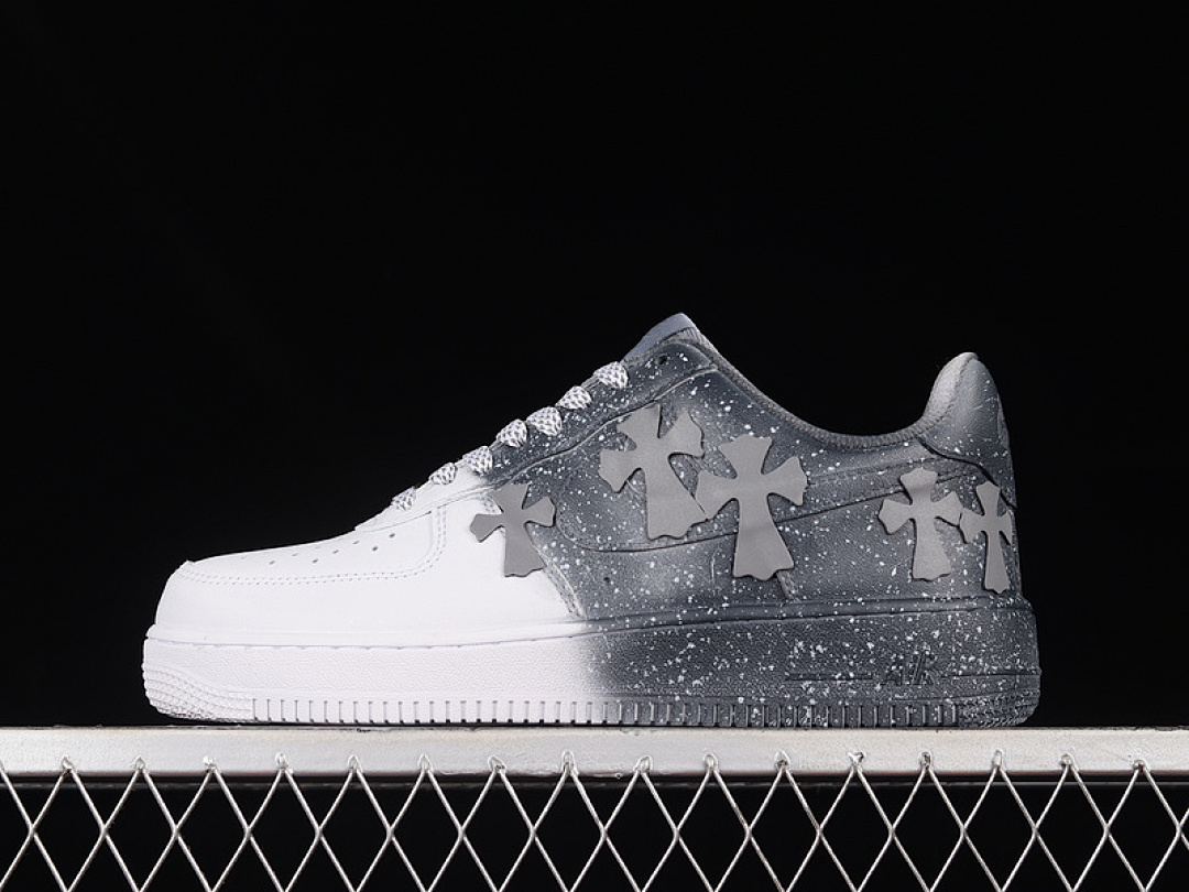 Nike [CW2288-111]-[CHROMEHEARTS X AIR FORCE 1 LOW 07 WHITE/GREY/BLACK]-[MAN:40-47.5], photo 1