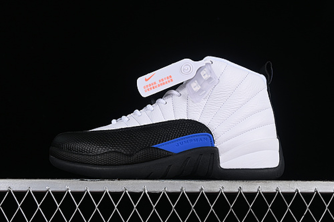 Jordan AIR Jordan 12 RETRO WHITE/BLACK/GAME ROYAL · CT8013-140, photo 1
