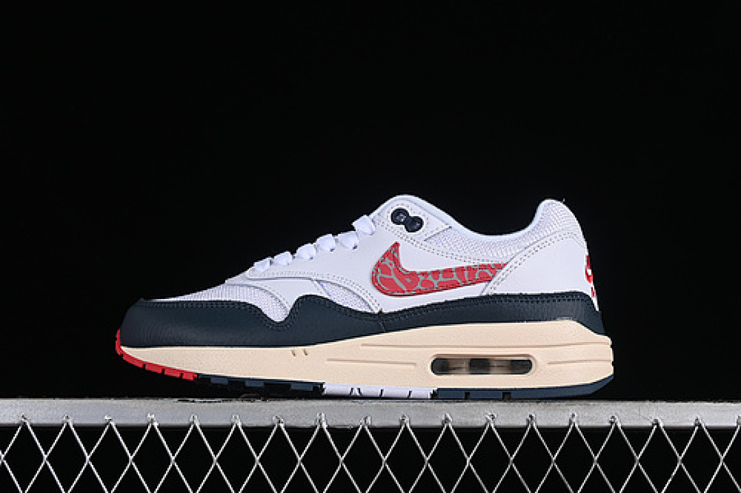 Nike AIR MAX 1 PRM WHITE/RED/BLUE · DH1348-146, photo 1