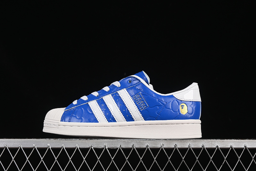 Bape [JR2702]-[BAPE SUPERSTAR BLUE/CLOUD WHITE/OFF WHITE]-[WOMAN:35-39]-[MAN:40-45], photo 1