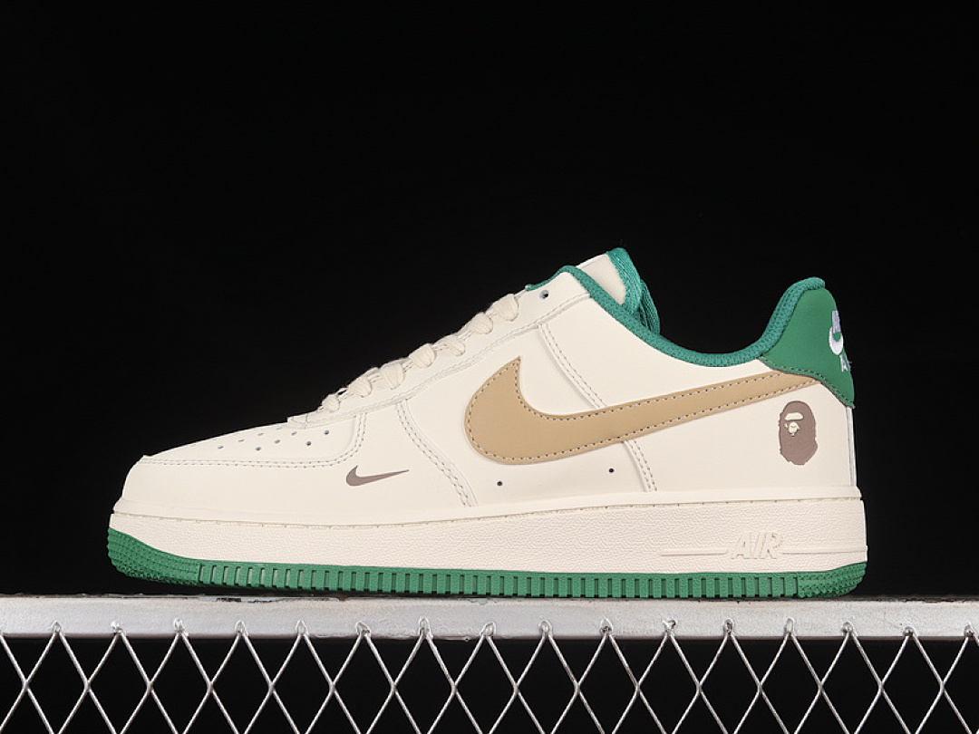 Nike [HX123-007]-[AIR FORCE 1 07 LOW GREEN/OFF WHITE/BROWN]-[WOMAN:36-39]-[MAN:40-45], photo 1