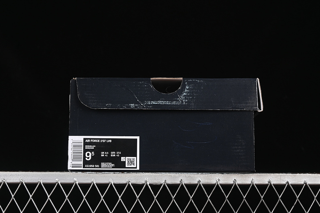 Nike [XS1958-581]-[AIR FORCE 1 07 LOW GREY/WHITE/BLACK]-[WOMAN:36-39]-[MAN:40-45] - Image 12