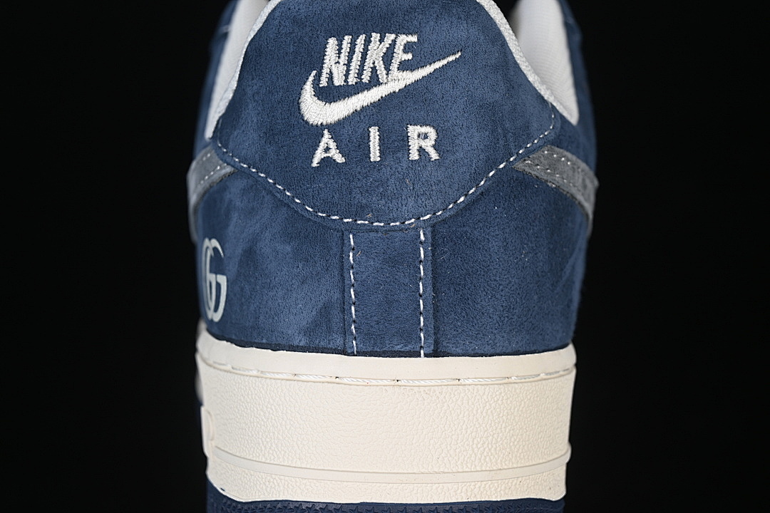 Nike [XL1979-139]-[AIR FORCE 1 07 LOW WHITE/BLUE/GREY]-[WOMAN:36-39]-[MAN:40-45] - Image 7