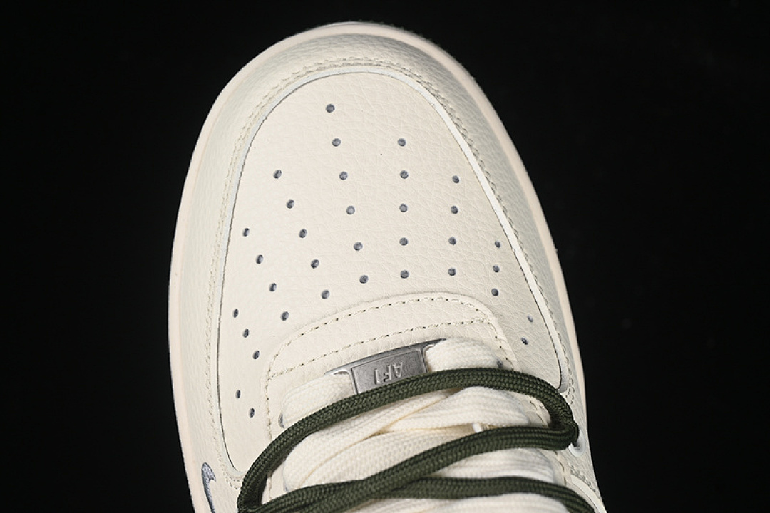 Nike [DM6868-070]-[AIR FORCE 1 07 LOW SUPREME GREY/BLACK/GREEN/BEIGE]-[WOMAN:36-39]-[MAN:40-45] - Image 10