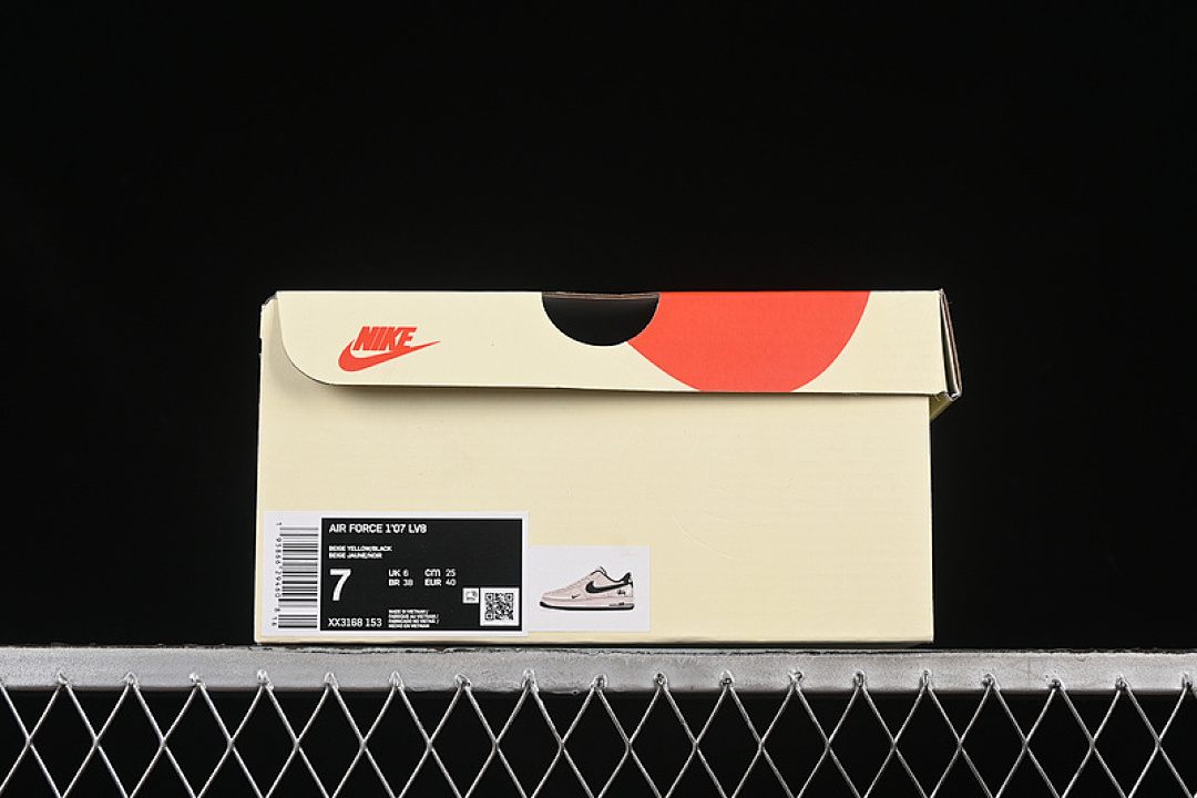 Nike [XX3168-153]-[AIR FORCE 1 07 LOW GREY/BEIGE/BLACK]-[WOMAN:36-39]-[MAN:40-45] - Image 12