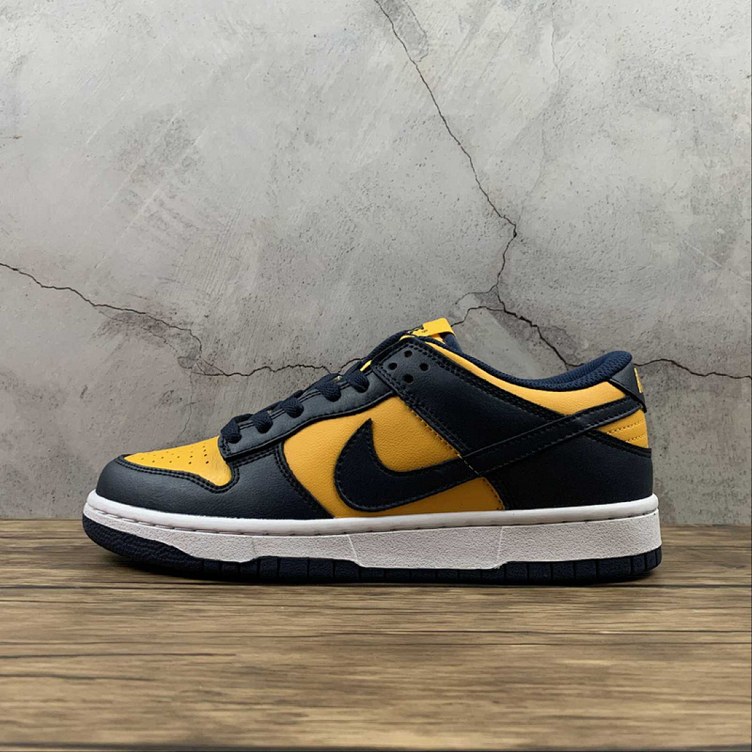 Nike SB DUNK LOW MICHIGAN 2021 VARSITY MAIZE/MIDNIGHT NAVY/WHITE · DD1391-700, photo 1