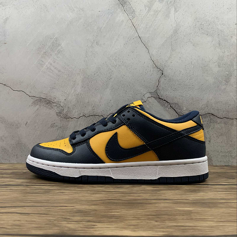 Nike SB DUNK LOW MICHIGAN 2021 VARSITY MAIZE/MIDNIGHT NAVY/WHITE · DD1391-700, photo 1