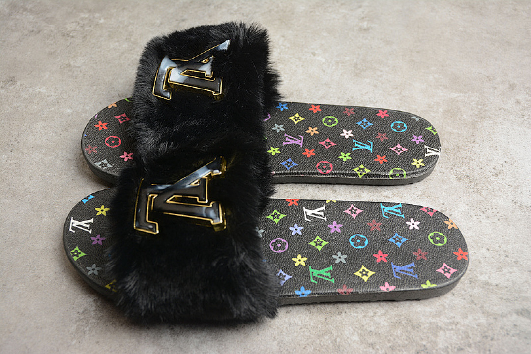 Gucci [GUCCI WORD SLIPPERS BROWN/BLACK] - Image 6