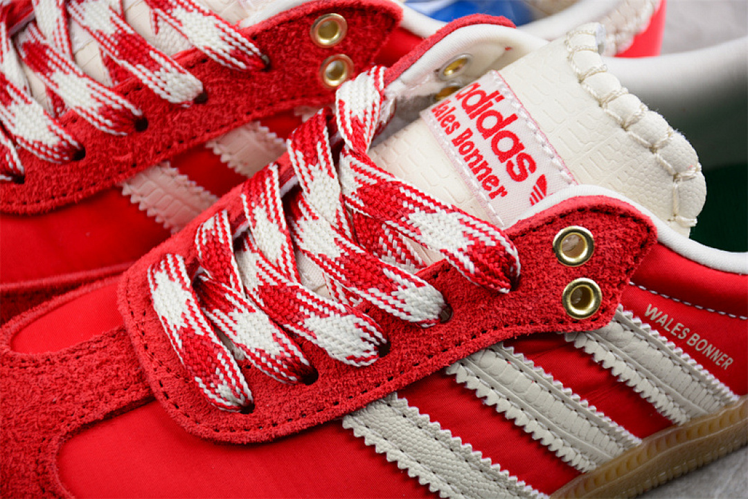 Adidas [GY6612]-[WALES BONNER X SAMBA COLLEGIATE ORANGE/ECRU TINT/COLLEGIATE ORANGE]-[SIZE:28-35] - Image 4