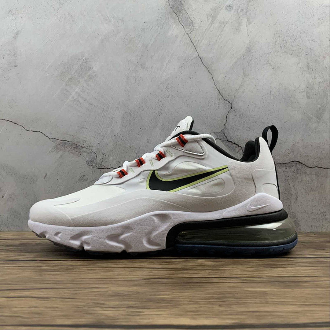 Nike AIR MAX 270 REACT WHITE/SPRUCE AURA/BRIGHT CRIMSON/BLACK · CZ6685-100, photo 1