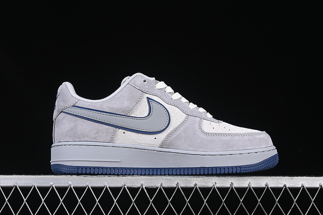Nike [DF0188-017]-[AIR FORCE 1 07 LOW WHITE/GREY/BLUE]-[WOMAN:36-39]-[MAN:40-45] - Image 16