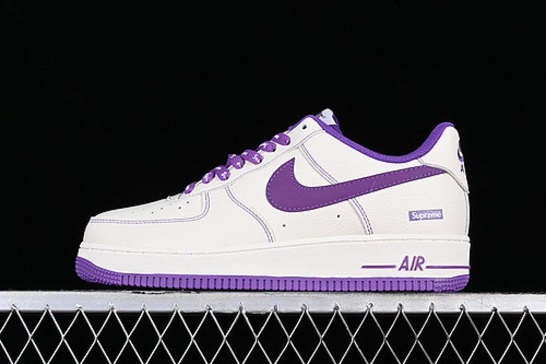 Nike Nike SUPREME AIR FORCE 1 07 LOW PURPLE/GREY · SU0220-012, photo 1